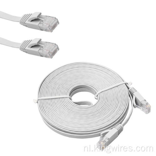 50FT CAT6 platte Ethernet-kabel VS rond